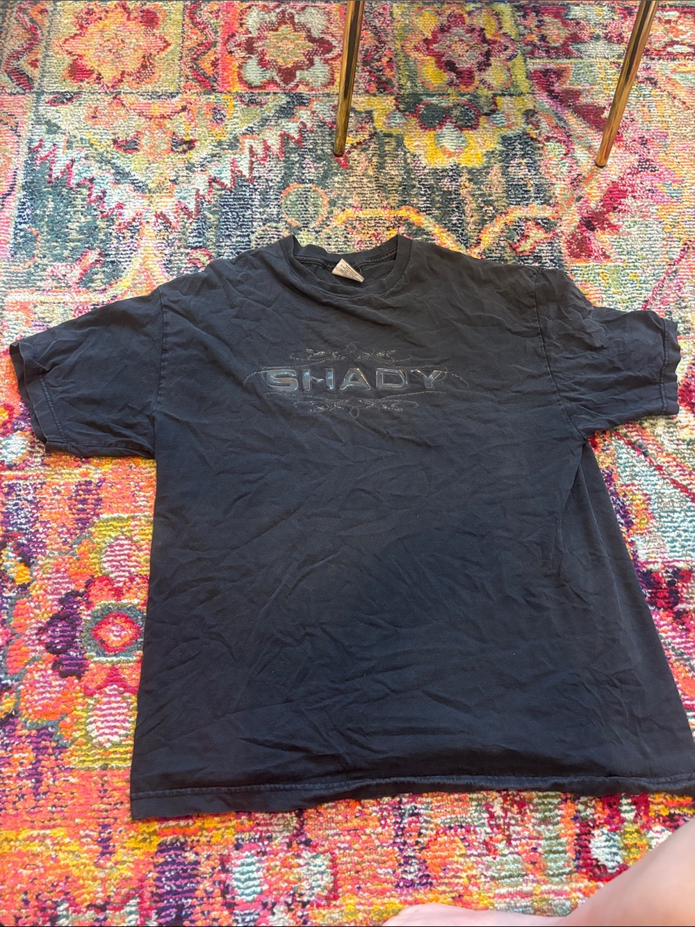 Shady Black Short Sleeve Tee